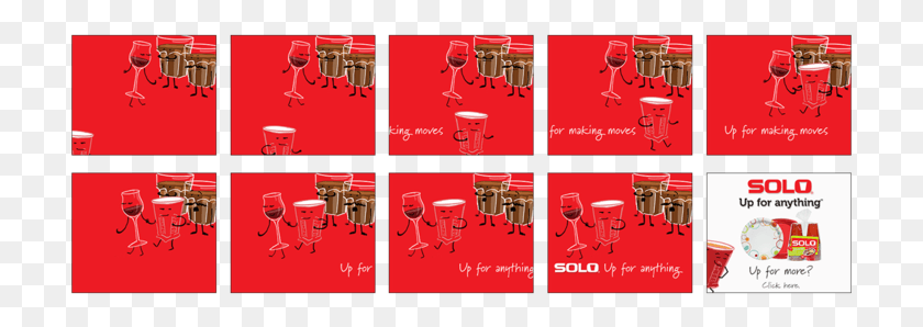 713x238 Red Cup Graphic Design, Glass, Leisure Activities, Drum HD PNG Download