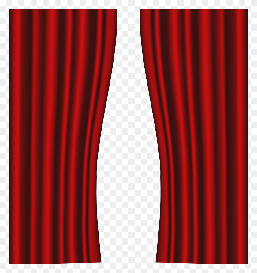 7483x8000 Red Curtain Curtain HD PNG Download