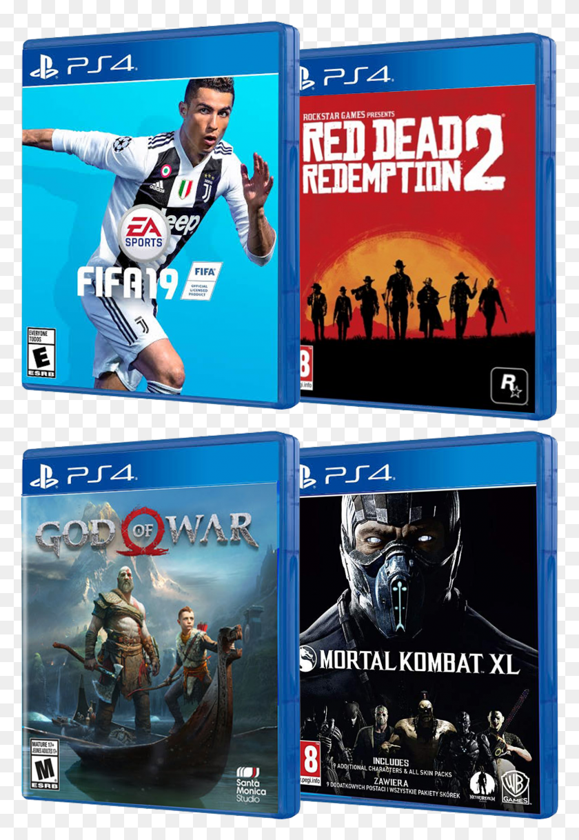 1581x2349 Red Dead Redemption Fifa 19 Mortal Kombat God Of War Ps4 Juego Red Dead Redemption Hd Png