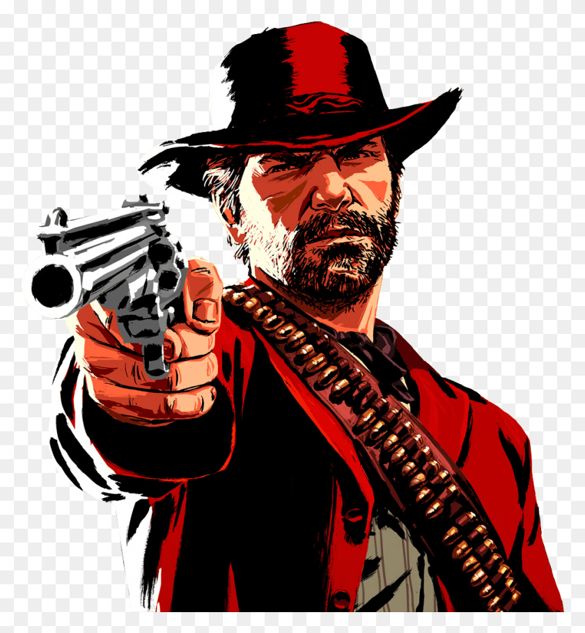 945x1031 Red Dead Redemption Image Red Dead Redemption 2, Weapon, Weaponry, Person HD PNG Download