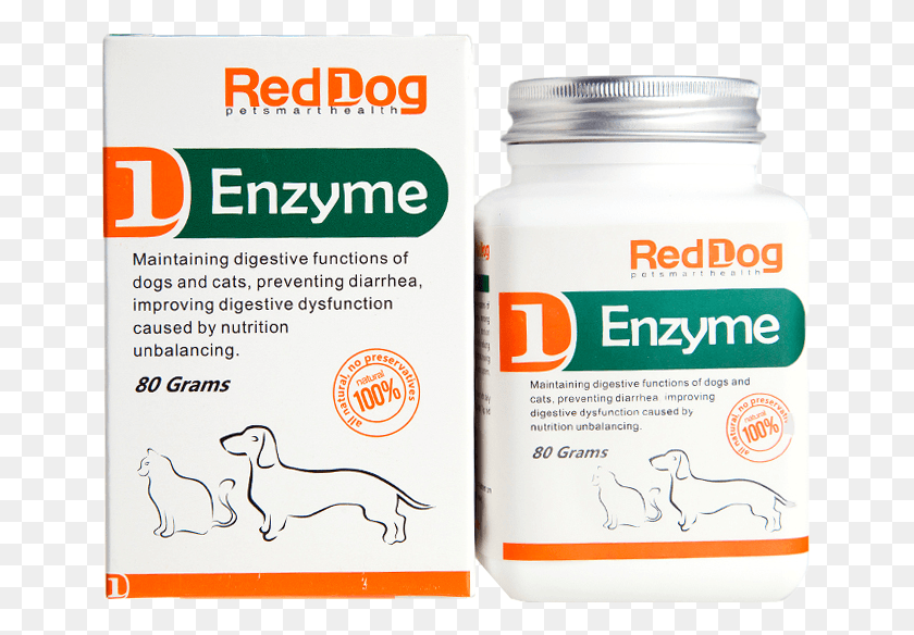 655x524 Red Dog Reddog Enzymes Intestinal Agent 80gbottle Dog, Bird, Animal, Food HD PNG Download