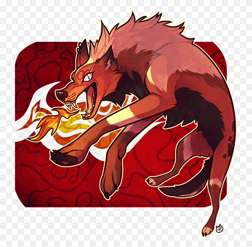 741x761 Red Dragon Illustration HD PNG Download