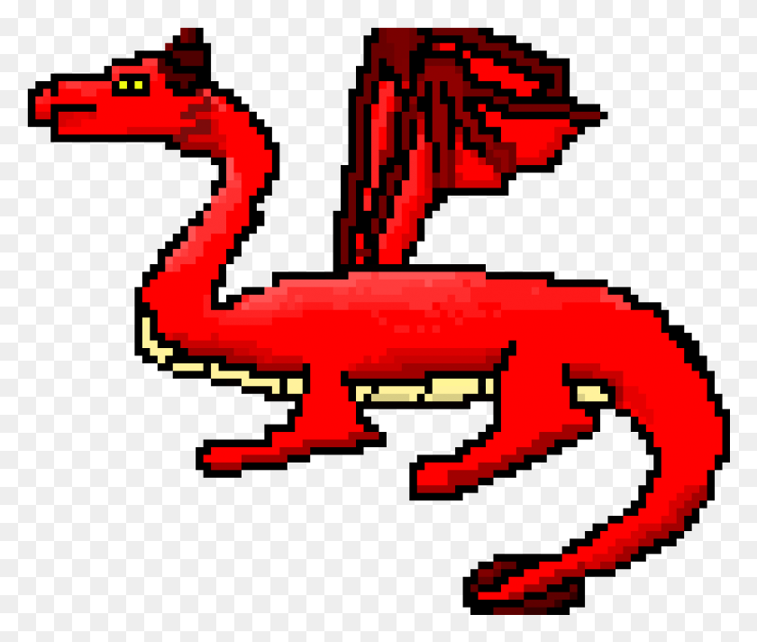 921x771 Красный Дракон Пиксель Арт Краб, Геккон, Ящерица, Рептилия Png Скачать