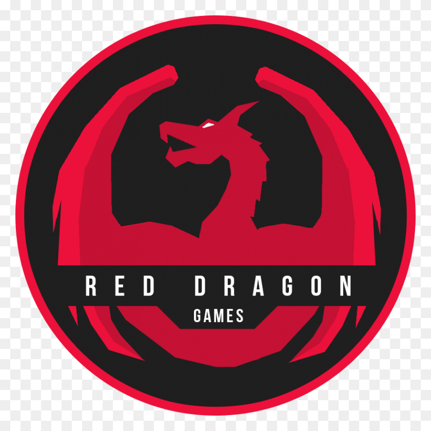 818x818 Red Dragon Team Logo, Poster, Advertisement, Flyer HD PNG Download