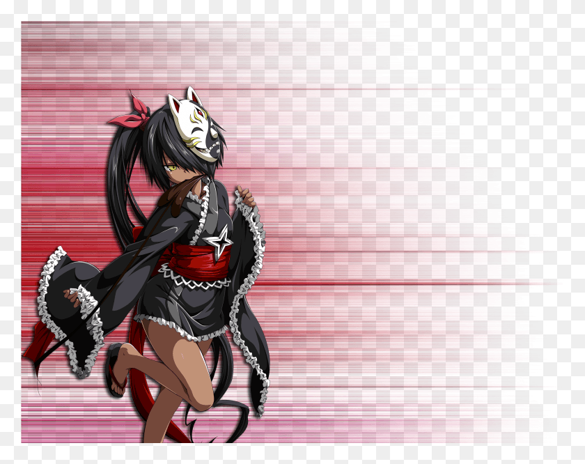 1974x1535 Red Eyes Anime Anime Dark Skin Girl Love, Person, Human, Costume HD PNG Download