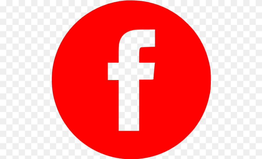 511x511 Red Facebook 4 Icon Red Facebook Icon, First Aid, Symbol, Sign Clipart PNG