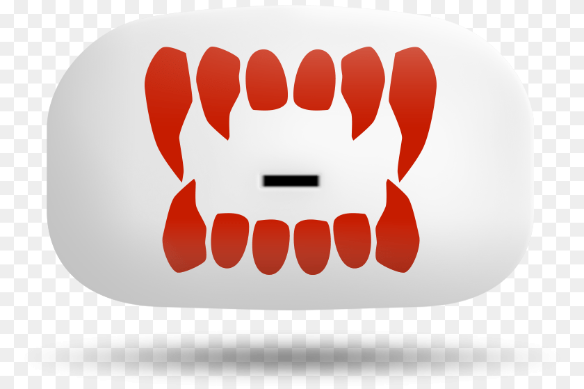 790x559 Red Fangs White V Emblem, Body Part, Hand, Person Transparent PNG