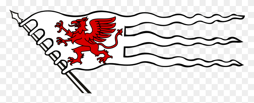 1281x466 Красный Флаг Животное Логотип Дракон Рохо, Символ, Рептилия Hd Png Скачать
