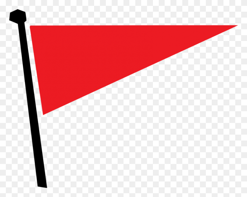 813x639 Descargar Png Bandera Roja Triángulo Pennon Bandera Bandera Triángulo Rojo, Tarjeta De Presentación, Papel, Texto Hd Png