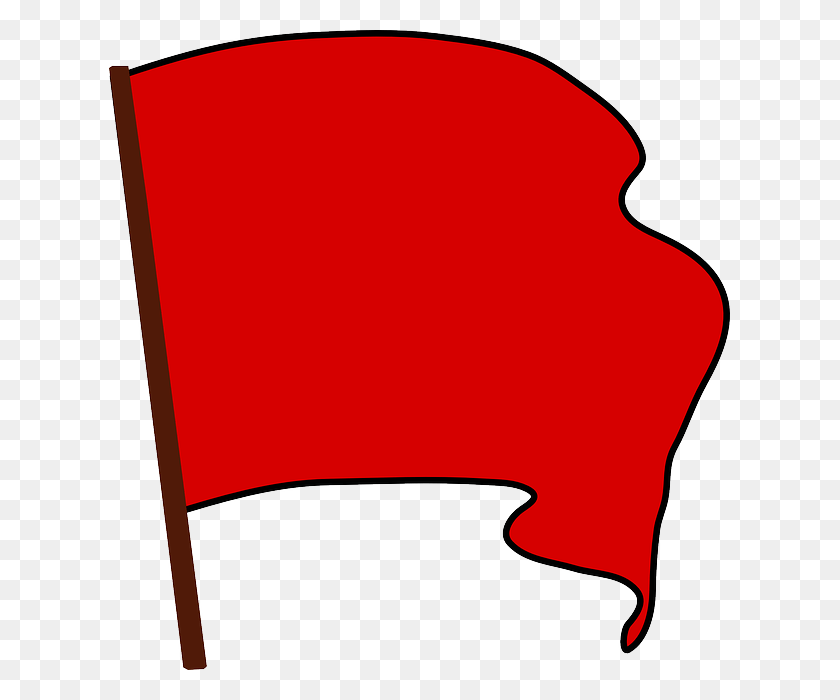 621x640 Red Flags Public Domain Red Flags Clipart, Flag, Symbol, Clothing HD PNG Download
