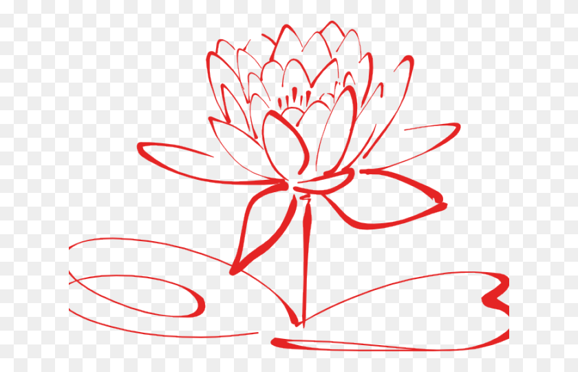 640x480 Red Flower Clipart Flower Line Logo Pink Lotus Flower, Spider, Invertebrate, Animal HD PNG Download