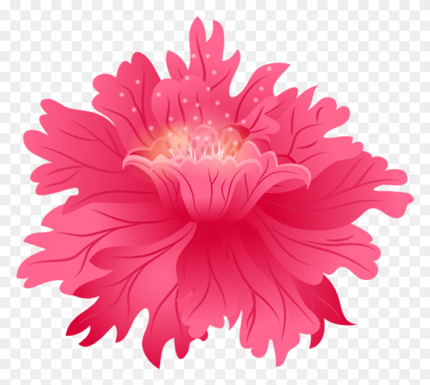 841x746 Red Flower Images Background Dahlia Flower Art, Plant, Blossom, Carnation HD PNG Download