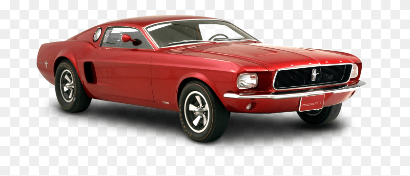 2338x903 Descargar Png Ford Mustang Mach Rojo, Coche Deportivo, Vehículo, Transporte Hd Png