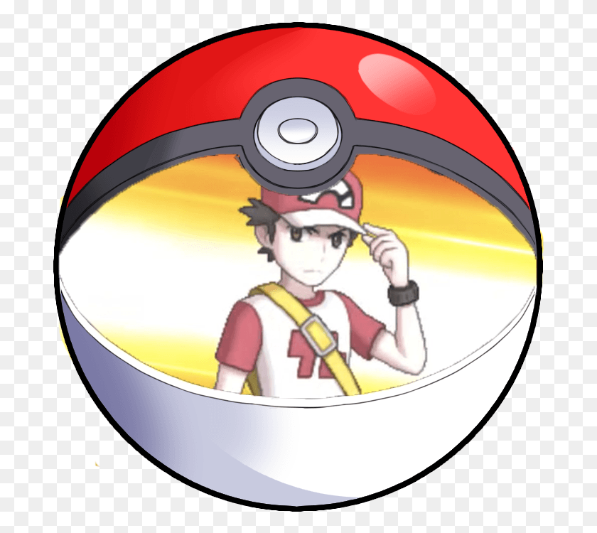 692x690 Rojo De Pokemon, Persona, Humano, Casco Hd Png