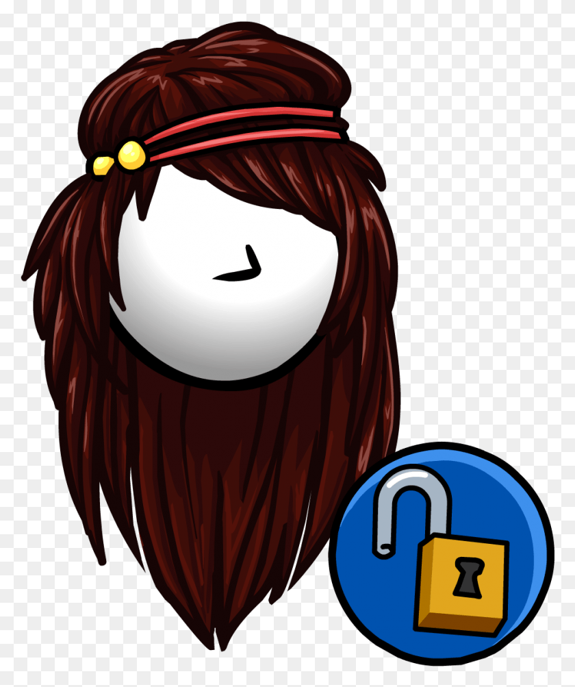 941x1138 Red Hair Clipart Club Penguin Club Penguin Blue HD PNG Download