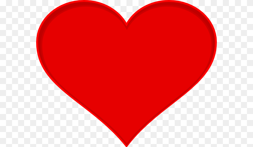 Red Heart Clip Art PNG
