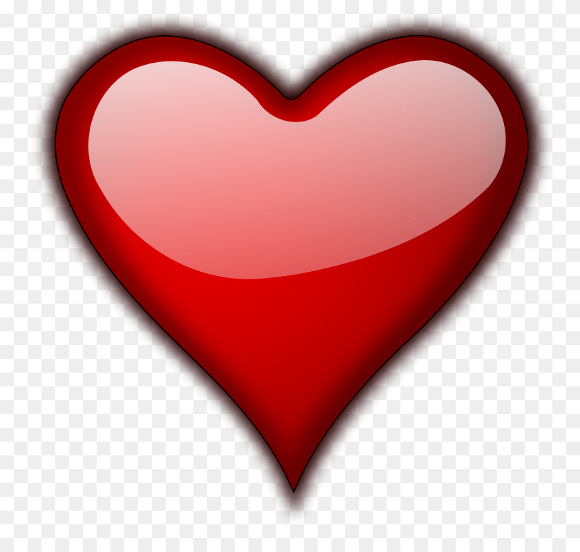 Red Heart Hd PNG