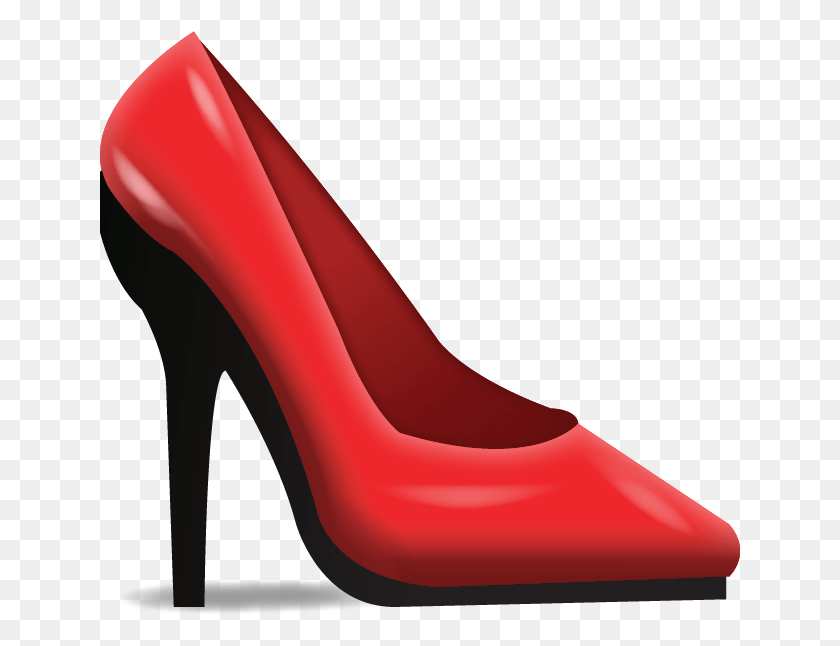 641x586 Red Heels High Quality Image High Heel Emoji, Clothing, Apparel, Shoe HD PNG Download
