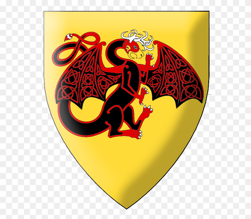 579x674 Red Horse Pennsic Black Dragons, Symbol, Plectrum, Glass HD PNG Download