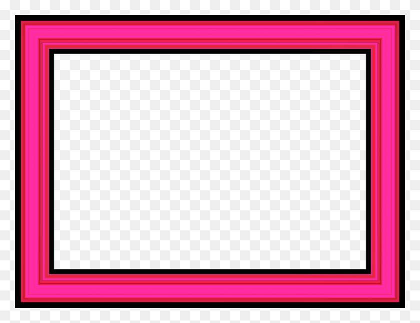 1024x768 Red Hot Pink Frame 1600 X Photobucket, Screen, Electronics, Light HD PNG Download