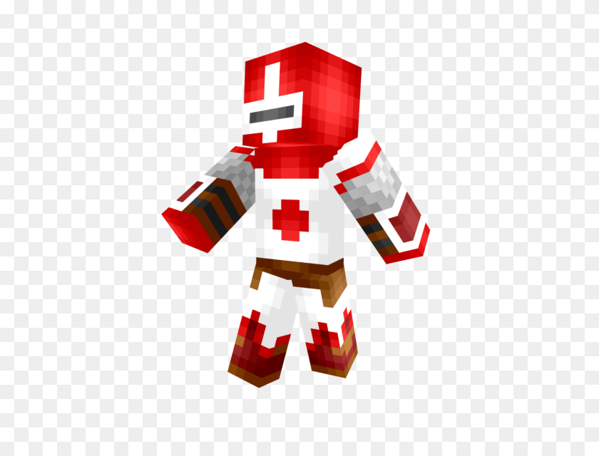 Red Knight Minecraft Skin, Cross, Symbol Transparent PNG