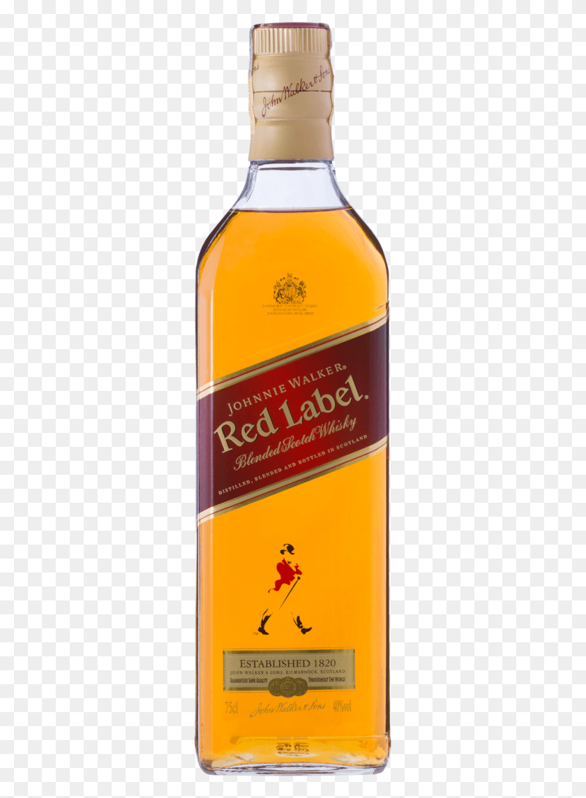 285x1083 Red Label Red Label, Liquor, Alcohol, Beverage HD PNG Download