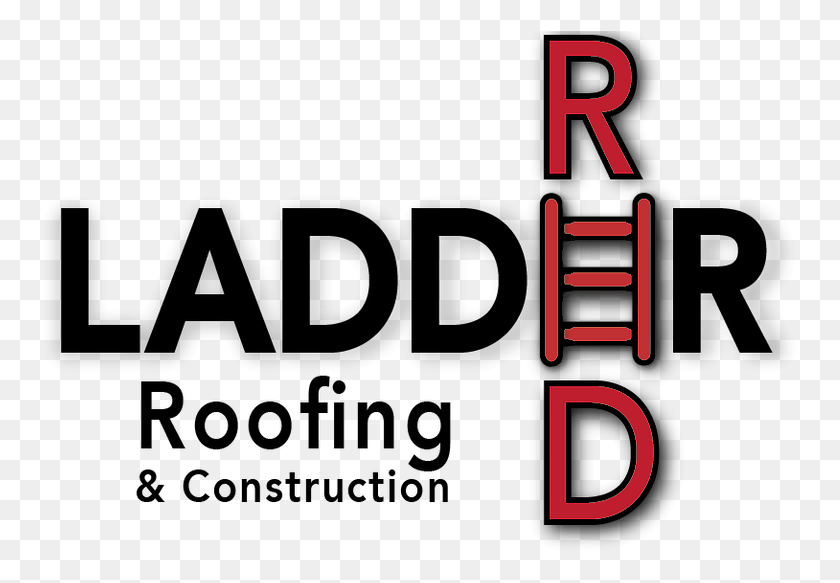 760x523 Red Ladder Roofing Logo North Texas Roofer Graphic Design, Text, Word, Number HD PNG Download