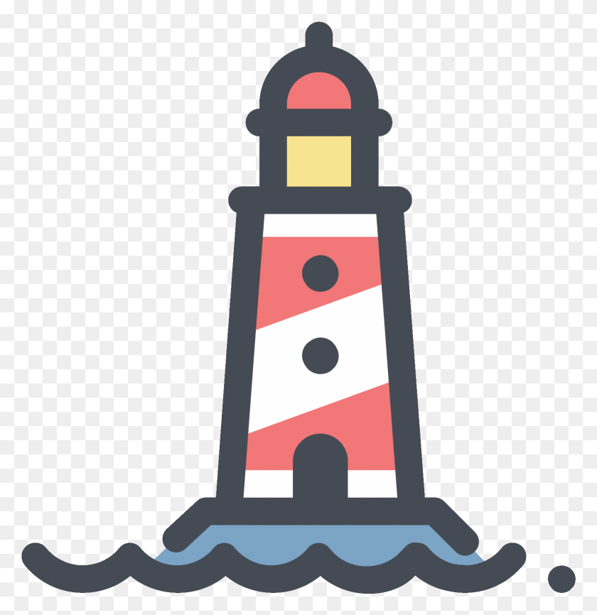 1513x1564 Red Lighthouse Icon Lighthouse Emoji, Tower, Architecture, Building HD PNG Download
