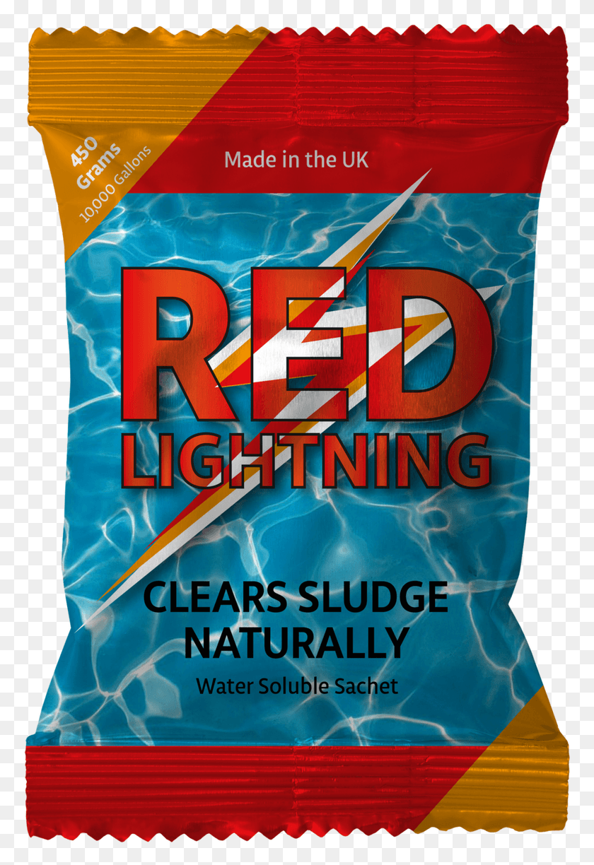 777x1164 Red Lightning Pond Sludge Removal Snack, Food, Poster, Advertisement HD PNG Download