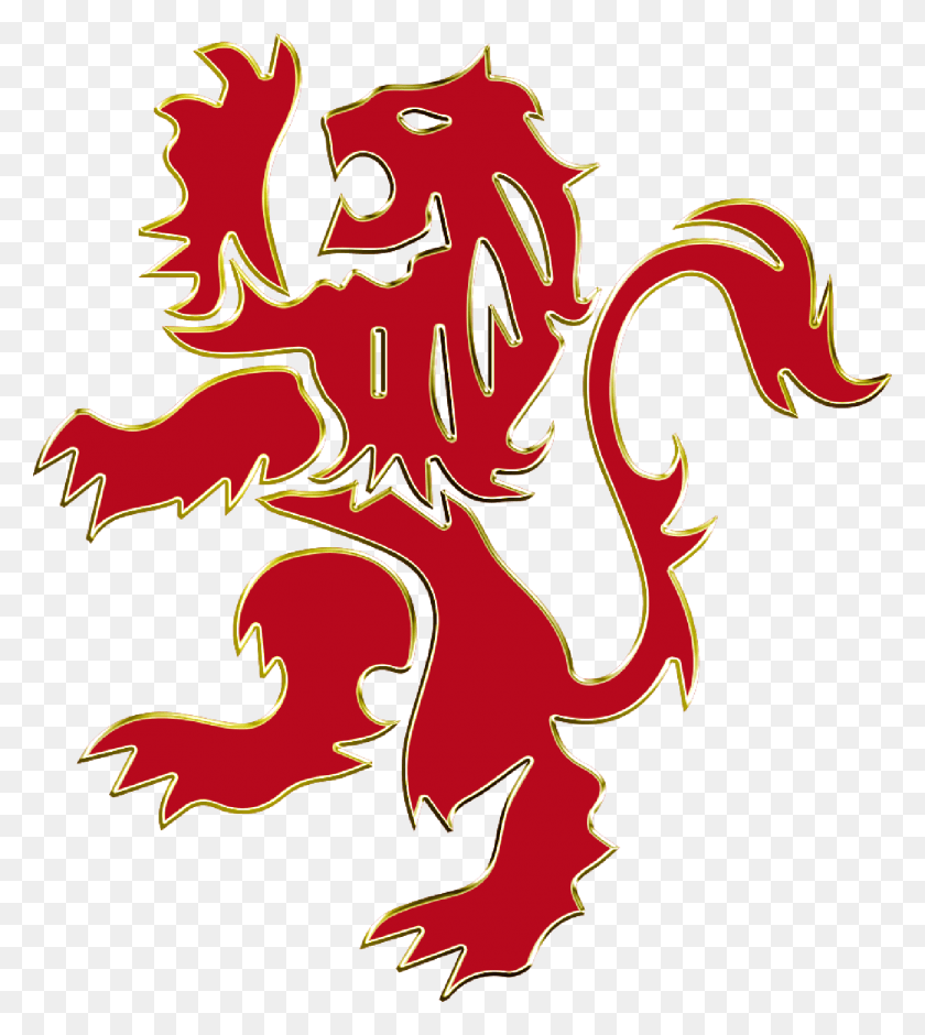 1400x1581 Red Lion Optics Red Lion Logo, Dragon, Poster, Advertisement HD PNG Download