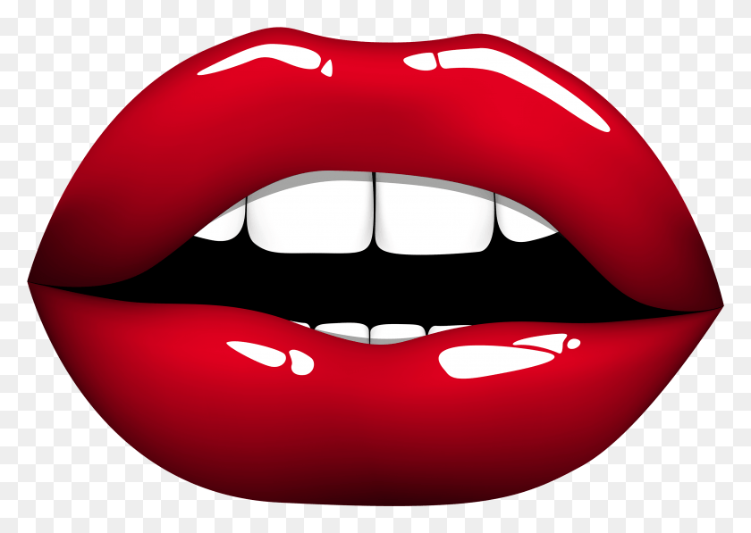 2889x1990 Red Lips Clipart Lips Clipart, Mouth, Lip, Teeth HD PNG Download