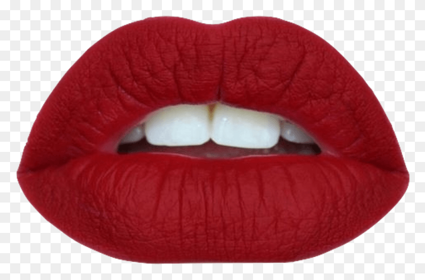978x619 Red Lips Lipstick Aesthetic Aesthetictumblr Freesticker White Teeth With Red Lipstick, Mouth, Lip, Tongue HD PNG Download