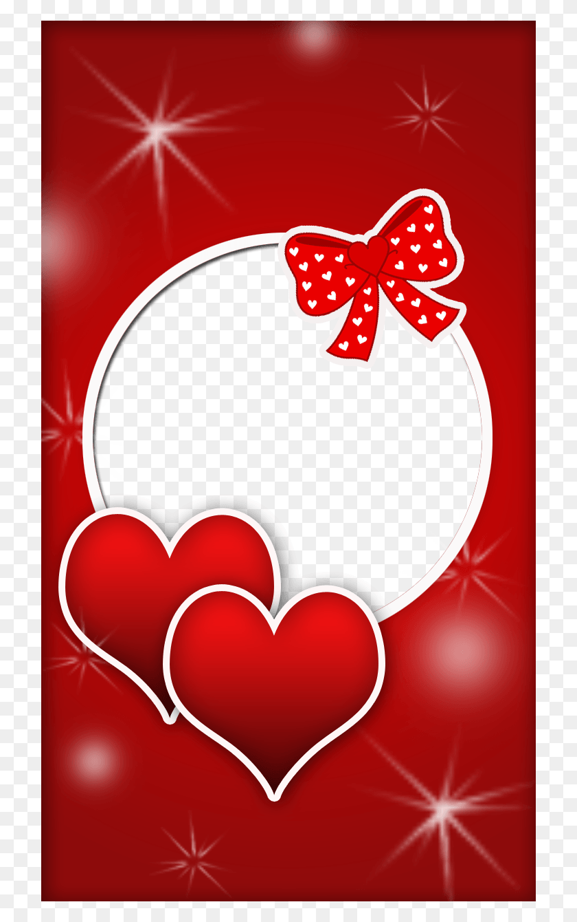 720x1280 Red Love Frame Love Frames For Photos Free, Label, Text, Heart HD PNG Download