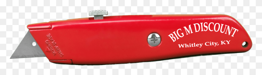 1189x275 Red Metal Box Cutter Bank Sumut, Weapon, Weaponry, Logo HD PNG Download