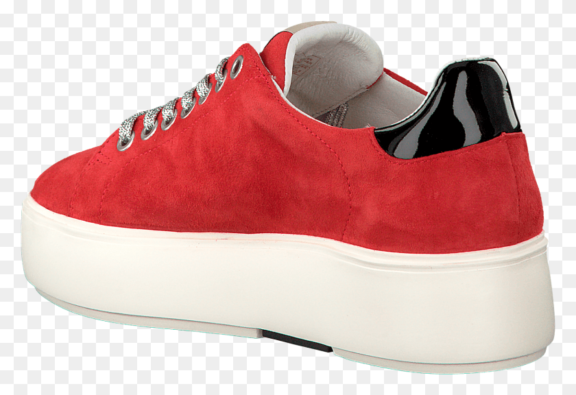 1499x992 Red Nubikk Sneakers Elise Lace Perfo Skate Shoe, Footwear, Clothing, Apparel HD PNG Download