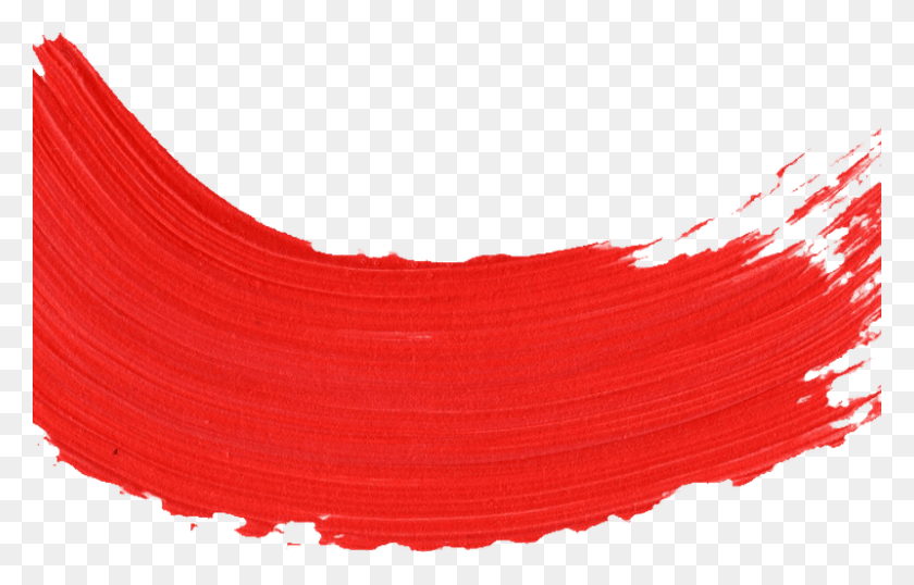 800x491 Red Paint Brush Stroke Onlygfxcom, Nature, Sea, Outdoors HD PNG Download