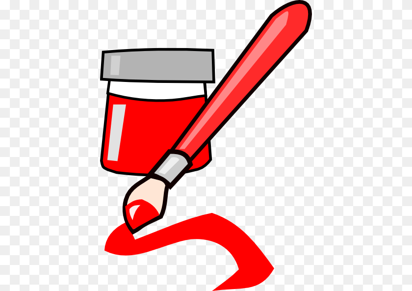 432x593 Red Paint Clip Art, Brush, Device, Tool, Dynamite Clipart PNG