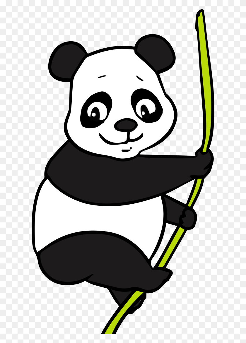 Панда мультяшный