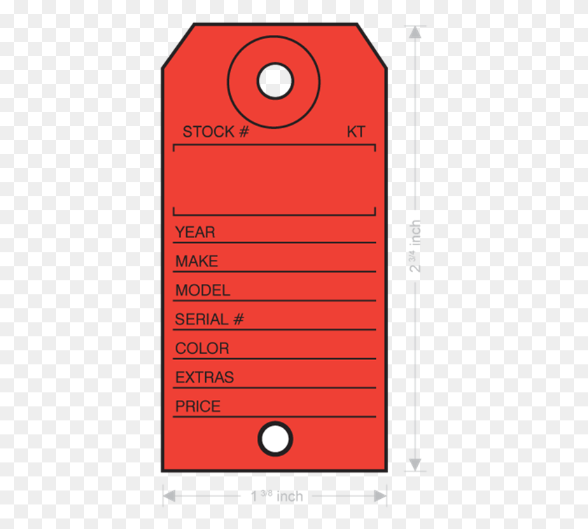 383x695 Red Paper Key Tag With Ring Mobile Phone, Text, Label, Home Decor Descargar Hd Png