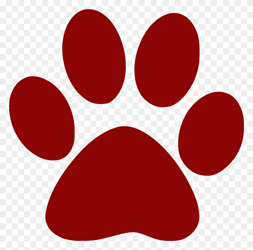 2385x2350 Red Pawprints Paw Clipart, Balloon, Ball, Footprint HD PNG Download