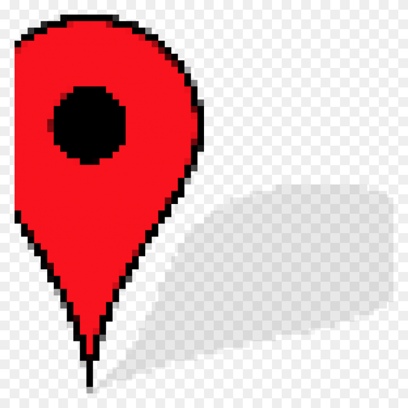 1024x1024 Red Pin 71 58 Deadpool Pixel Art, Heart, Triangle HD PNG Download