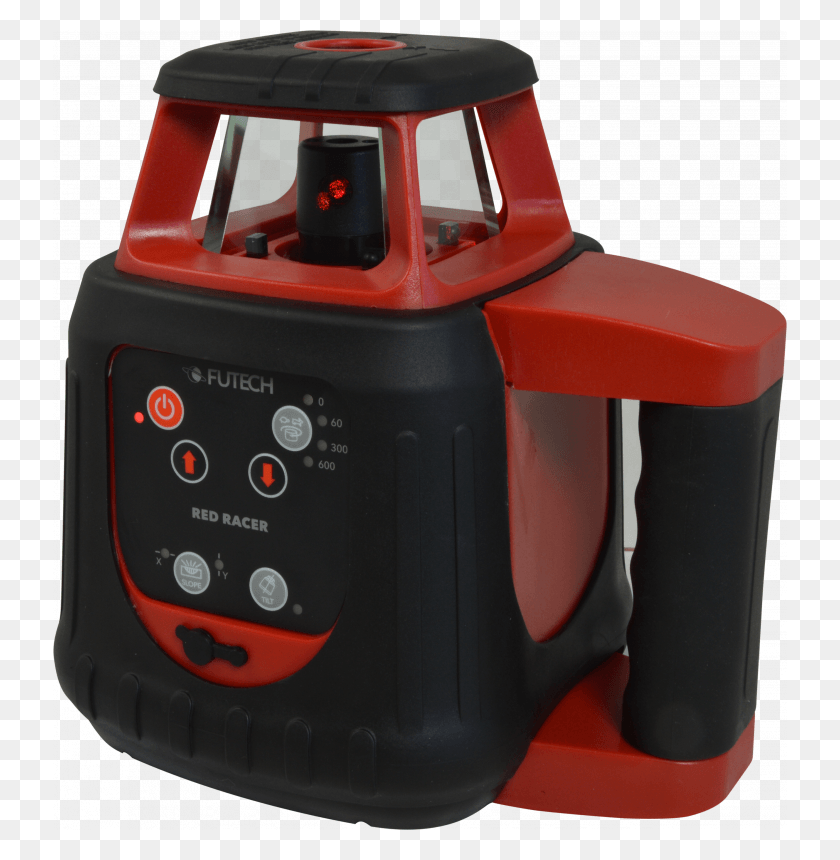 734x800 Descargar Png Red Racer Máquina De Láseres Rotativos, Cámara, Electrónica, Generador Hd Png