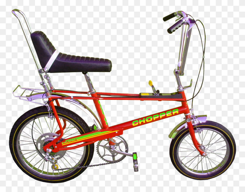1856x1427 Red Raleigh Chopper Bike, Wheel, Machine, Bicycle HD PNG Download