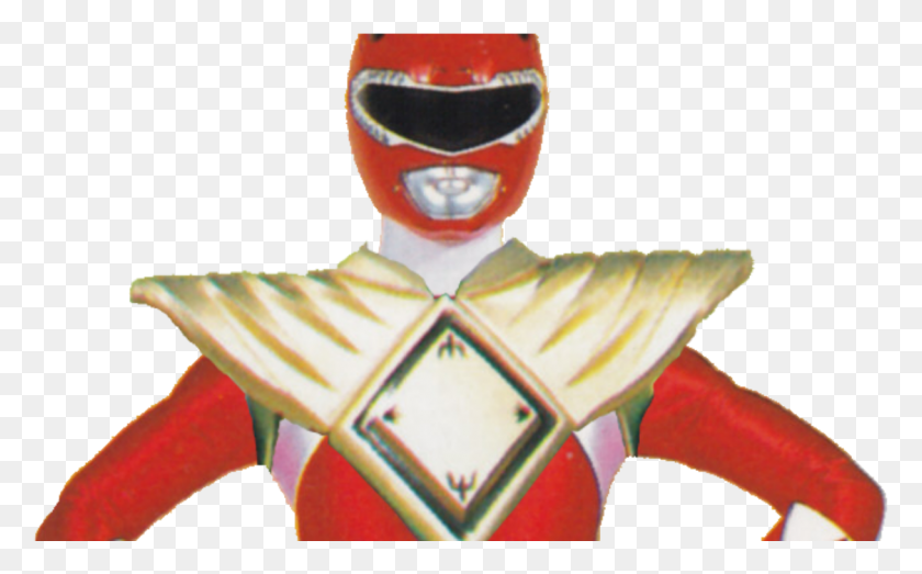 1216x723 Descargar Png Red Ranger Dons The Dragon Shield In Mighty Morphin Power Rangers, Muñeca, Juguete, Persona Hd Png