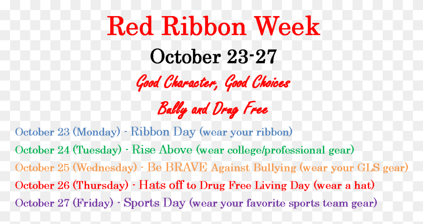 Red weeks