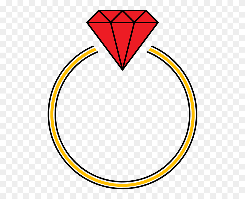 519x621 Anillo Rojo, Mano Hd Png