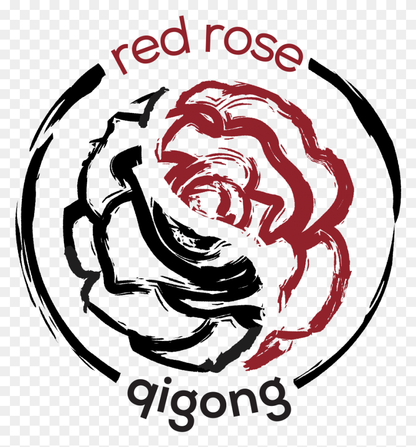 897x970 Red Rose Qigong Illustration, Poster, Advertisement, Text Descargar Hd Png