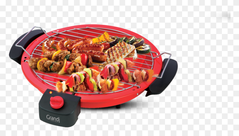 807x435 Red Round Grill Barbecue, Food, Dish, Meal HD PNG Download