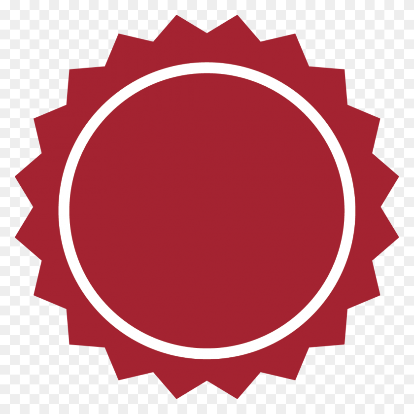 1065x1065 Red Round Triangle White Circle Banner Maks, Gear, Machine, Electronics Descargar Hd Png