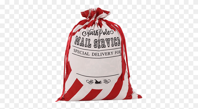 371x405 Red Santa Stocking Gift Bags, Sack, Bag, Baseball Cap Descargar Hd Png